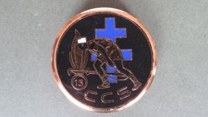 France Foreign Legion 13° D.B.L.E, C.C.S. (Command and Services Company) Pocket Crest