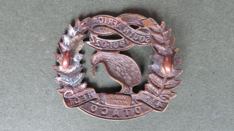 New Zealand Army WW1 Period The 4th Otago Rifles Regiment Cap Badge