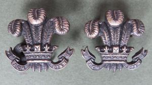 British Army 15th (County of London) Battalion, The London Regiment (Prince of Wales's Own Civil Service Rifles) Officers Collar Badges
