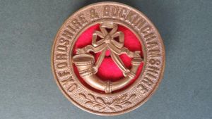 British Army 1908-1914 The Oxfordshire & Buckinghamshire Light Infantry Helmet Plate Centre