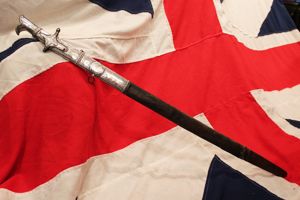 A Rare & Beautiful French, Napoleonic Wars Era Silver Mounted Sword a 'Sabre d'Officier Superieur  a Monture a L'Orientale, With French Napoleonic Blade Inscription, Circa 1801