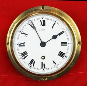 A Royal Naval Bulkhead Clock From HMS Invincible. Aircraft Carrier of The Falklands War. the Argentinian News Service Claimed It was Sunk Twice in The South Atlantic War. Needless To say This Was Somewhat of An Exaggeration