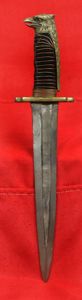 A Rare 1930's & WW2 Italian Facist Youth Movement Dagger. Eagle Head Pommel. The Italian Version of The Hitler Youth Dagger