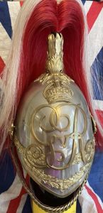 A Superb Very Rare & Near Mint Antique Officer's Albert Pattern Dragoon Helmet of the Derbyshire Yeomanry Cavalry 1910. One Of the Most Beautiful British Dress Helmets Ever Made