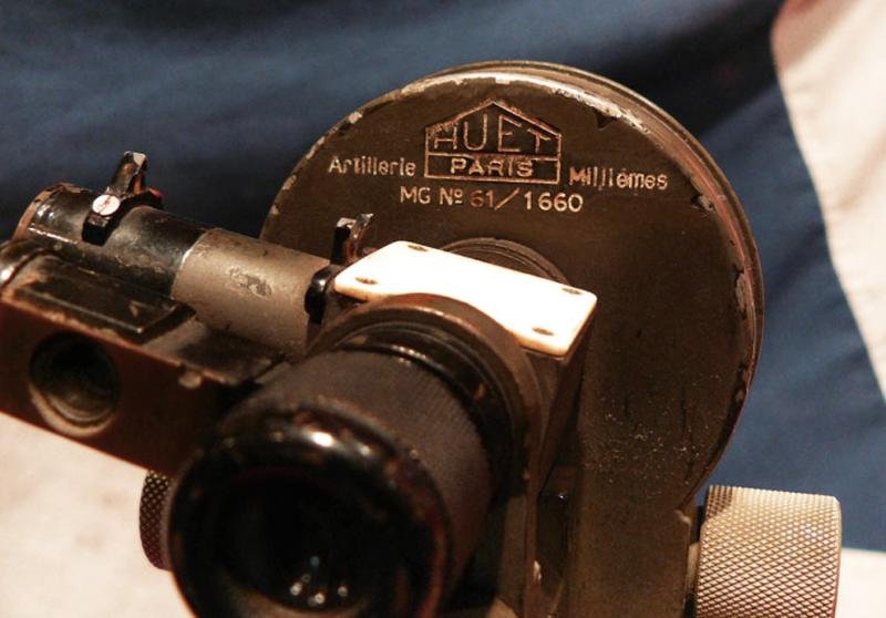 A Most Scarce French WW1 Military Theodolite Manufactured by M G Huet of Paris. 61/1660 Artillerie Milliemes