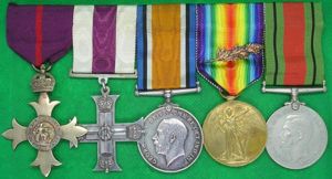 WW1 OBE, MC, PAIR & DEFENCE MEDAL, 6th S.STAFFORDSHIRE.REGT, RE & N.WALES.HOME GUARD