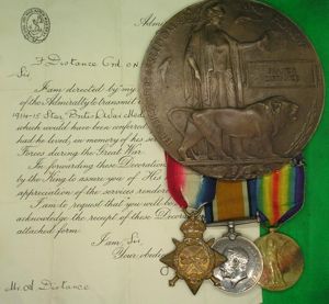 WW1 1914-15 TRIO & MEMORIAL PLAQUE, BOY / ORD HMS DEFENCE, KIA JUTLAND 31-5-1916, FROM YORK
