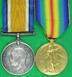 WW1 PAIR, K.O.S.B