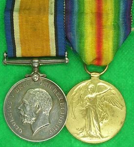 WW1 PAIR, TYNE DIVISION R.N.V.R