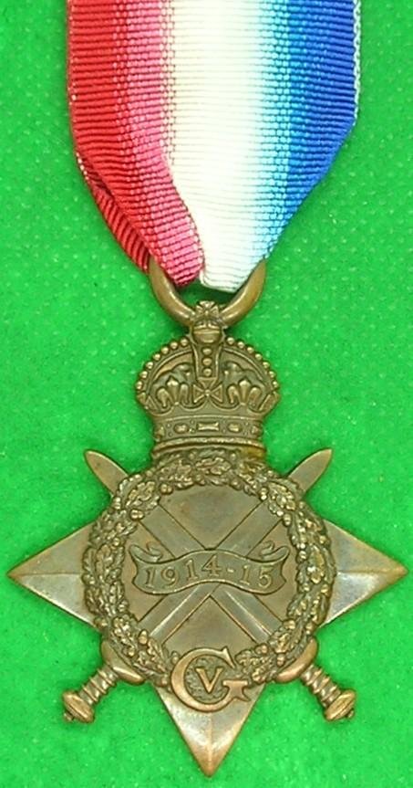 WW1 1914-15 STAR, 1/4th WEST RIDING REGIMENT, K.I.A F&F 9-12-1915, FROM HALIFAX — image 2