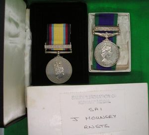 1991 GULF MEDAL & GSM N.IRAQ & S.TURKEY, ROYAL NAVAL SUPPLY & TRANSPORT SERVICE, DIED IN SERVICE 1991, WITH ORIGINAL DOCUMENTS & PHOTOS
