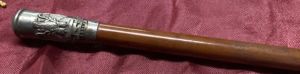 WWII ESSEX REGT SWAGGER STICK