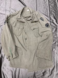 VIETNAM WAR ERA IN COUNTRY US 25TH INFANTRT RIP STOP JACKET