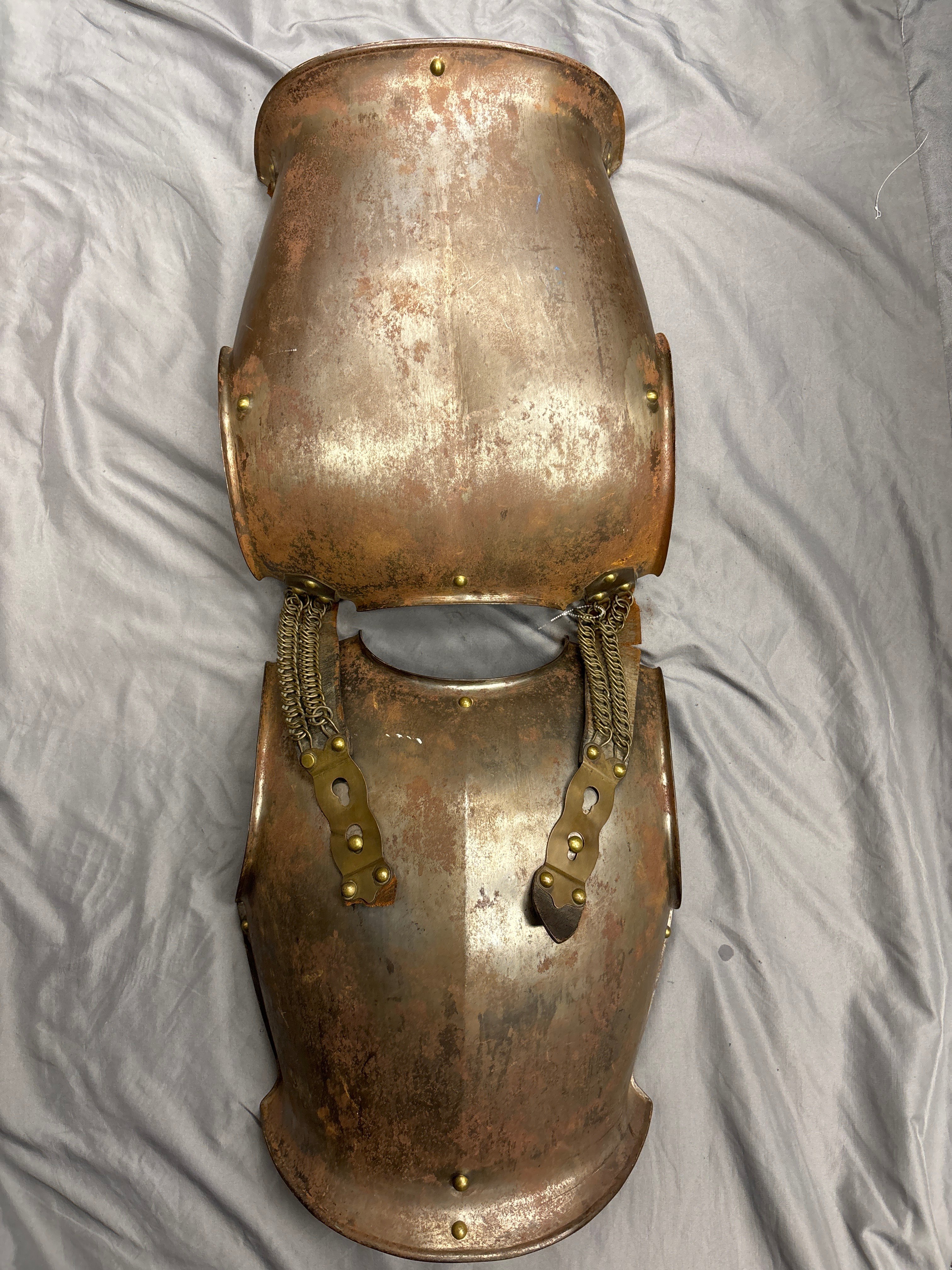 19th CENTURY FRENCH CAVALRY CHEST HEAVY ARMOR — image 8