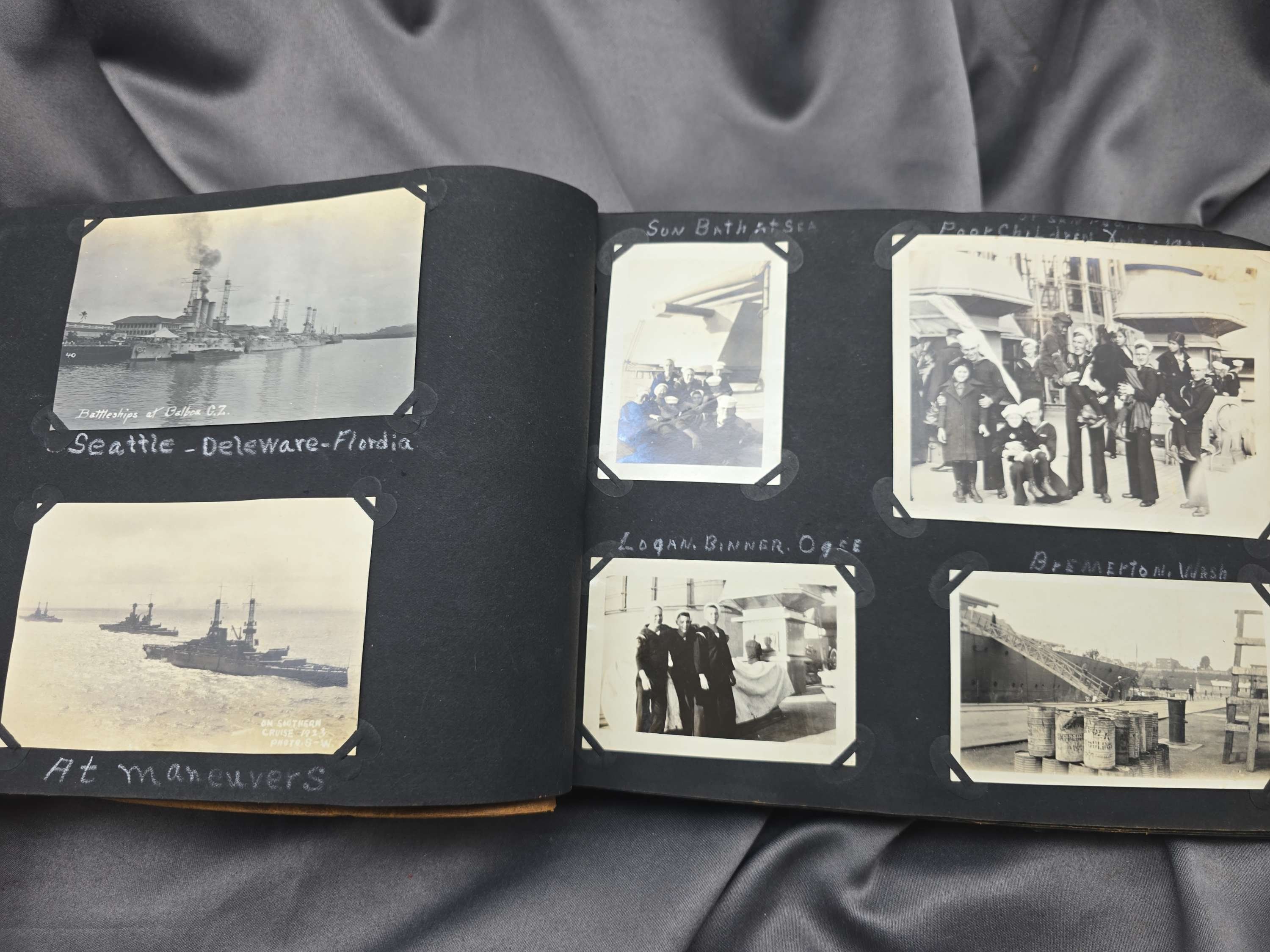 Battleship USS California 1920's Photo Album — image 5