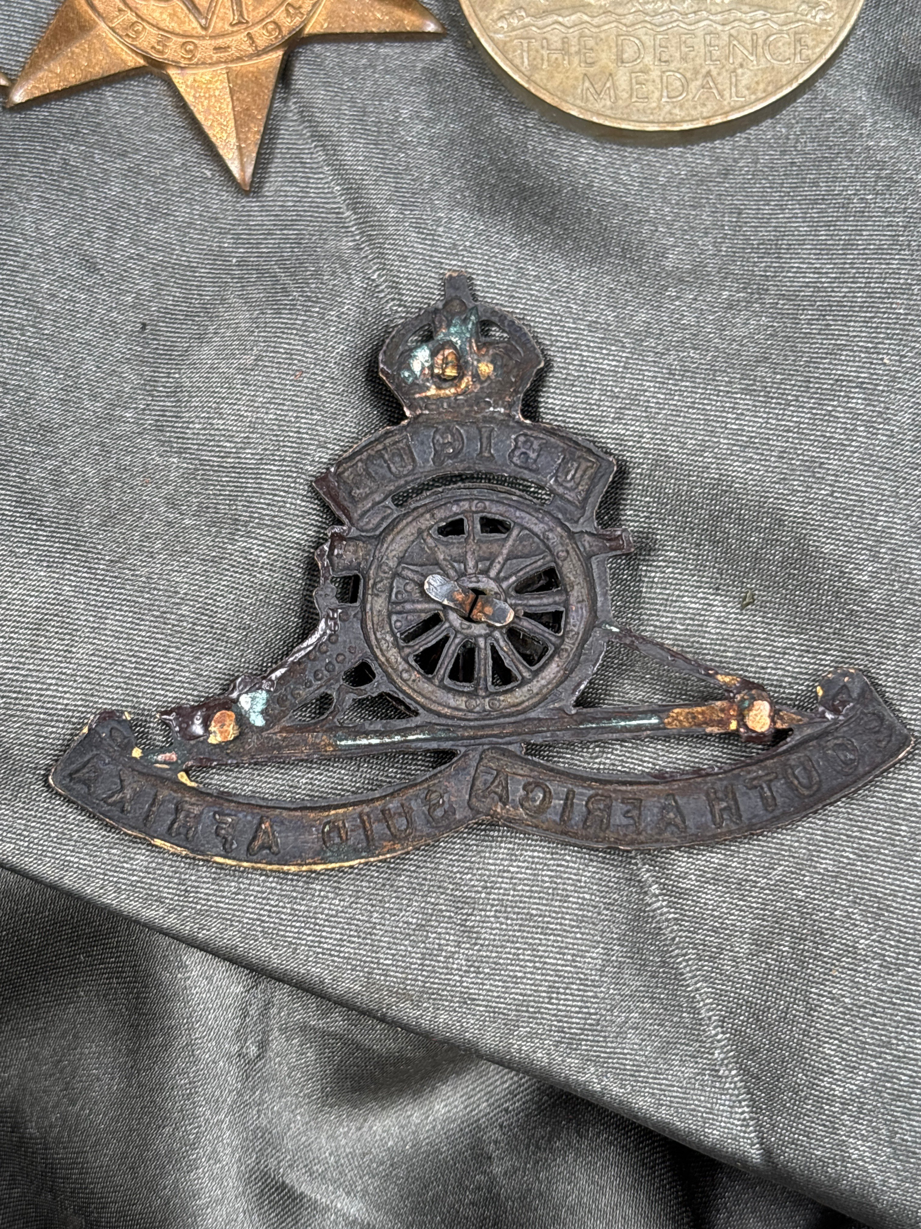 WWII BRITISH ARMY AFRICA CAMPAIGN DESERT RAT MEDAL GROUP — image 3