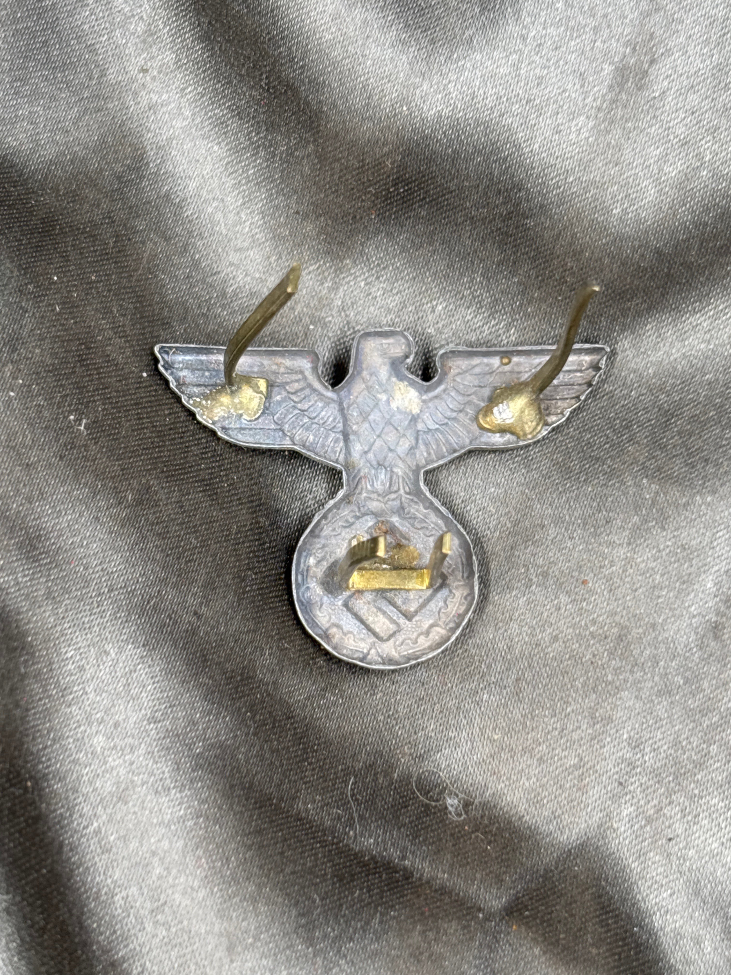 WWII GERMAN POSTAL CAP EAGLE — image 3