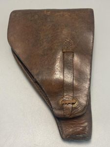 WW2 Hungarian Femaru Model 37 Pi. Brown Leather Holster
