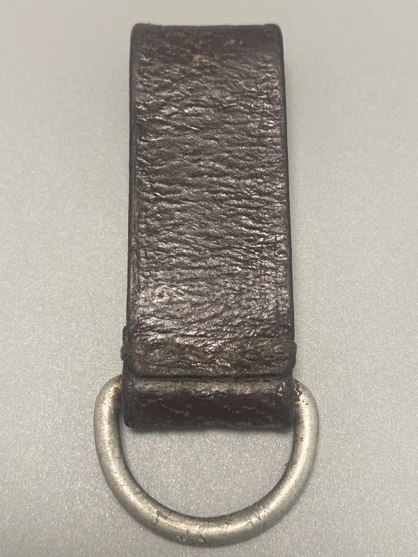 Brown Leather Political D Ring Dated 1937 — image 3