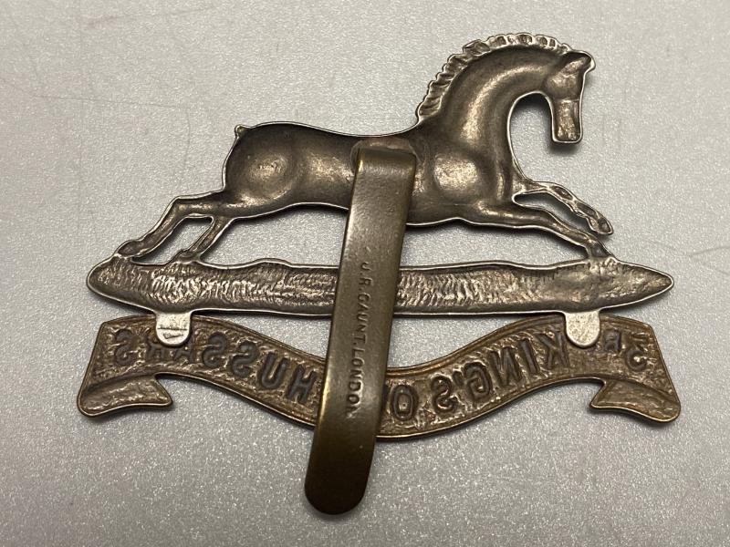 WW1 Period 3rd Kings Own Hussars Cap Badge — image 2