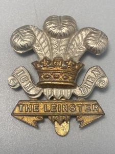 WW2 The Leinster Regiment Cap Badge