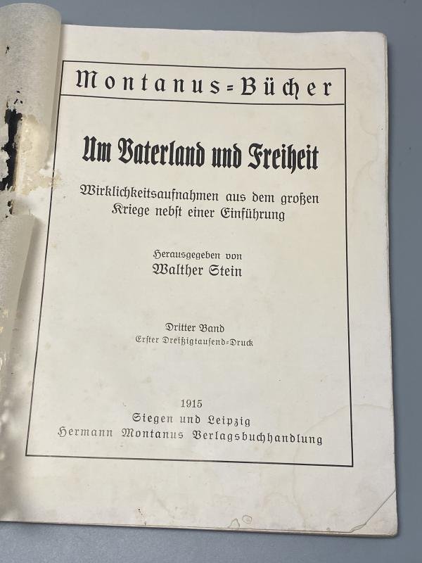 Um Vaterland und Freiheit Chronicle Military Yearbook 1914/15 — image 3