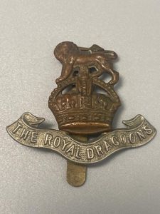 WW1/WW2 The Royal Dragoons Cap Badge