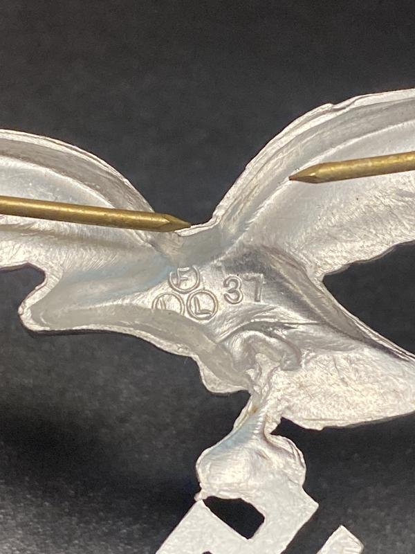 Luftwaffe Enlisted Man Aluminium Cap Eagle FLL37