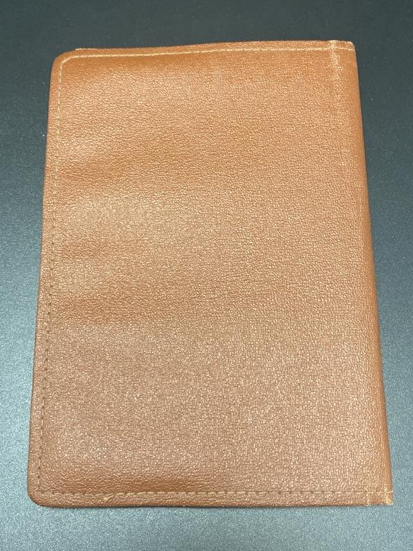 Brown Leather Wehrpass Cover