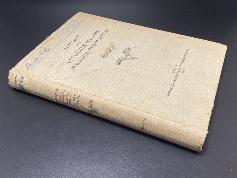Luftwaffe Yearbook For the German Academy of Aviation Research 1938/1939