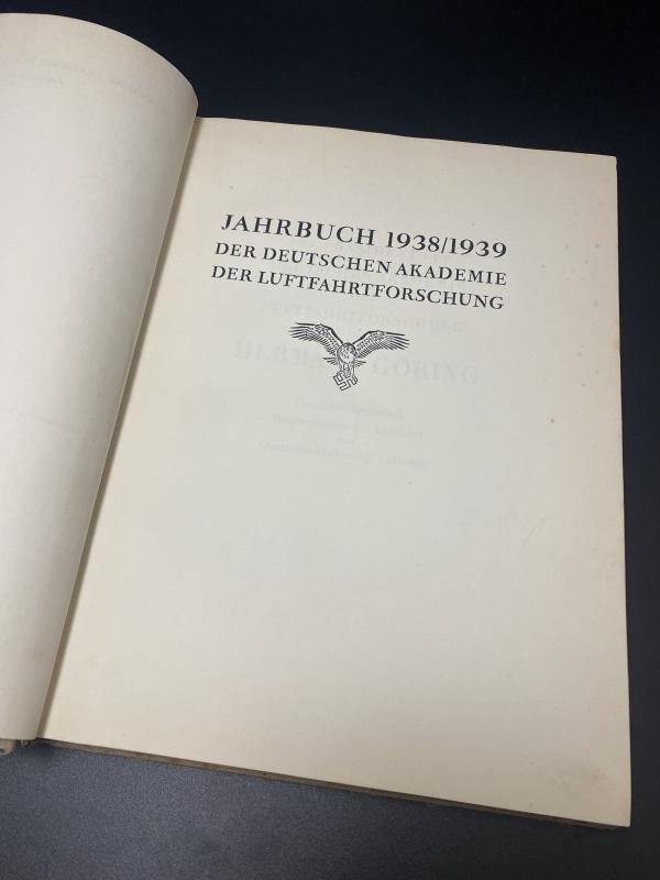 Luftwaffe Yearbook For the German Academy of Aviation Research 1938/1939