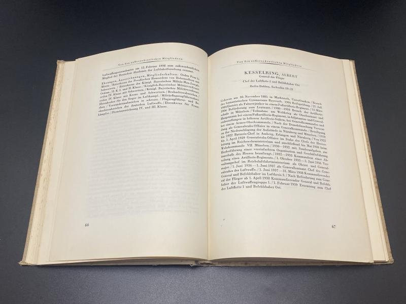 Luftwaffe Yearbook For the German Academy of Aviation Research 1938/1939