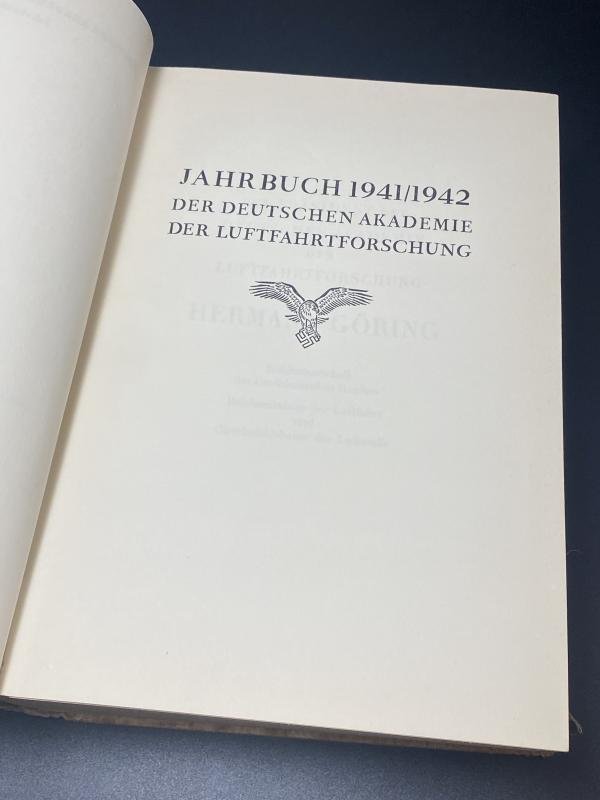 Luftwaffe Yearbook German Academy of Aviation Research 1941/42