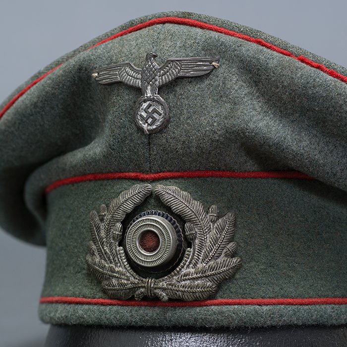 MKS1 Pre war Heer Artillerie officer's visored cap Alter Art style — image 3