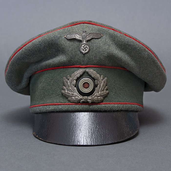 MKS1 Pre war Heer Artillerie officer's visored cap Alter Art style — image 4