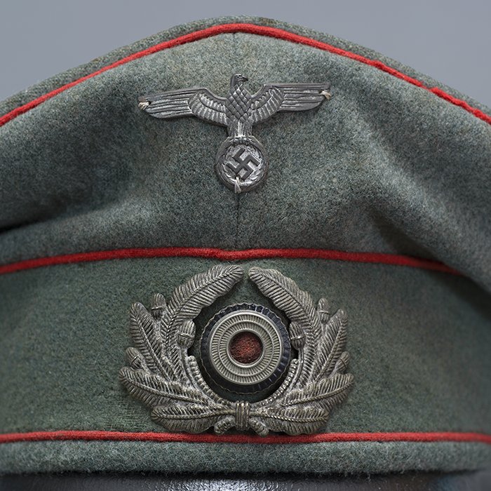 MKS1 Pre war Heer Artillerie officer's visored cap Alter Art style — image 5