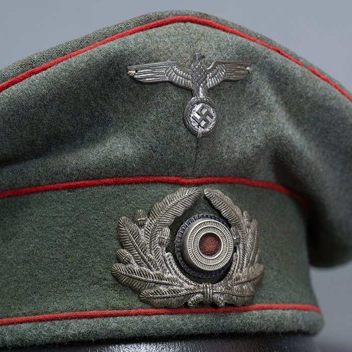MKS1 Pre war Heer Artillerie officer's visored cap Alter Art style — image 9