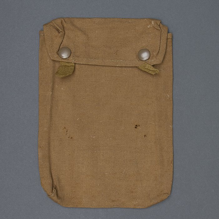 HZ69 Tan cotton Gasplane pouch