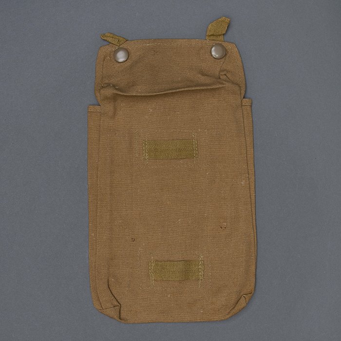 HZ69 Tan cotton Gasplane pouch — image 8