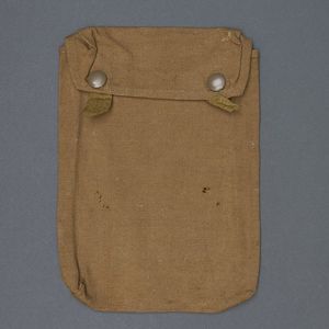 HZ69 Tan cotton Gasplane pouch