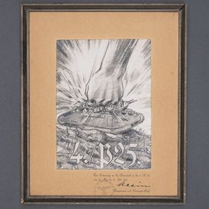 RAS38 Period framed print for Heer 4./P25.