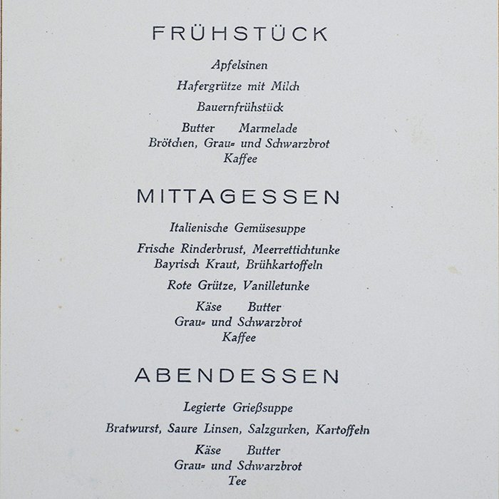 HSS46 Printed daily menu for the Steamship New York dated 28 April 1936 — image 4