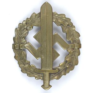 PAU2 Early numbered SA Sports Badge in Bronze