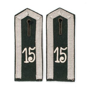 GAA25 Matched pair of prewar Feldbluse style slip on shoulder straps for a Heer Infanterie Unteroffizier