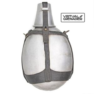 WJA28 Large pre war SS medical water bottle