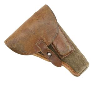 ACZ122 Pistol holster of web and leather for a small frame automatic