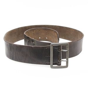 PMA19 Black leather officer's belt