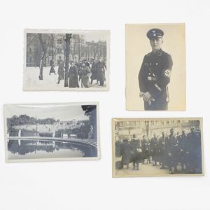 HUP18 Set of four pre war private original photos pertaining to a member of the LSSAH