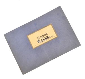 AQD1 Flugbuch to a Fallschirmjäger Ritterkreuz des Eisernen Kreuzes mit Eichenlaub recipient, dated 1937 and signed by both Koch and Becker
