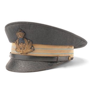SJA73 Italian Air Force visored cap for a Captain of Flying Troops visored cap, Regia Aeronautica